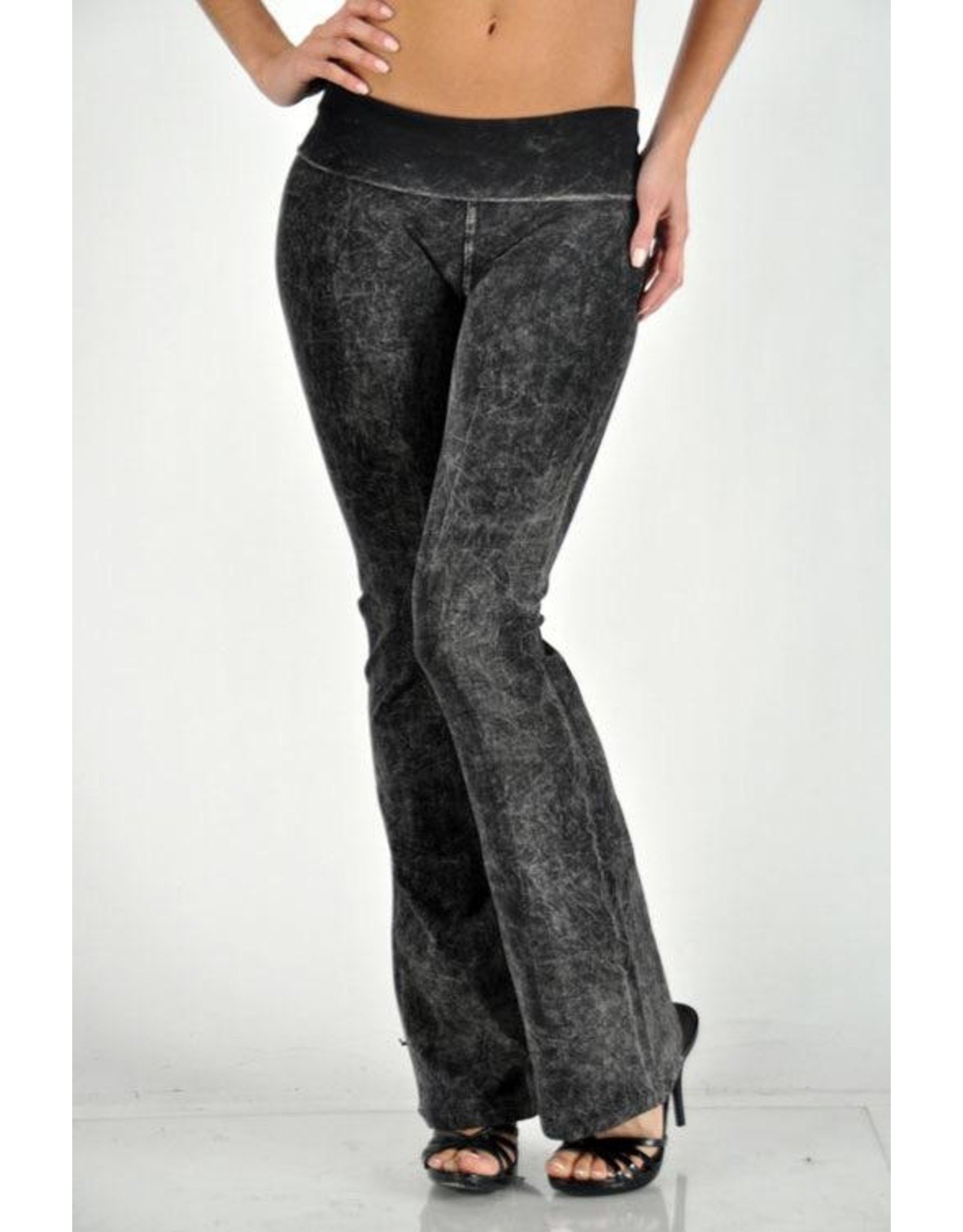 Mineral Wash Yoga Pant with Bell