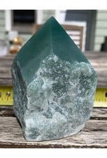 Rough & Polished Green Aventurine Point