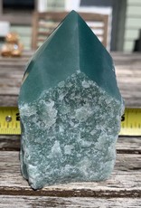 Rough & Polished Green Aventurine Point