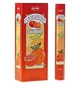 HEM 20 Gram Tangerine Hex Box Incense