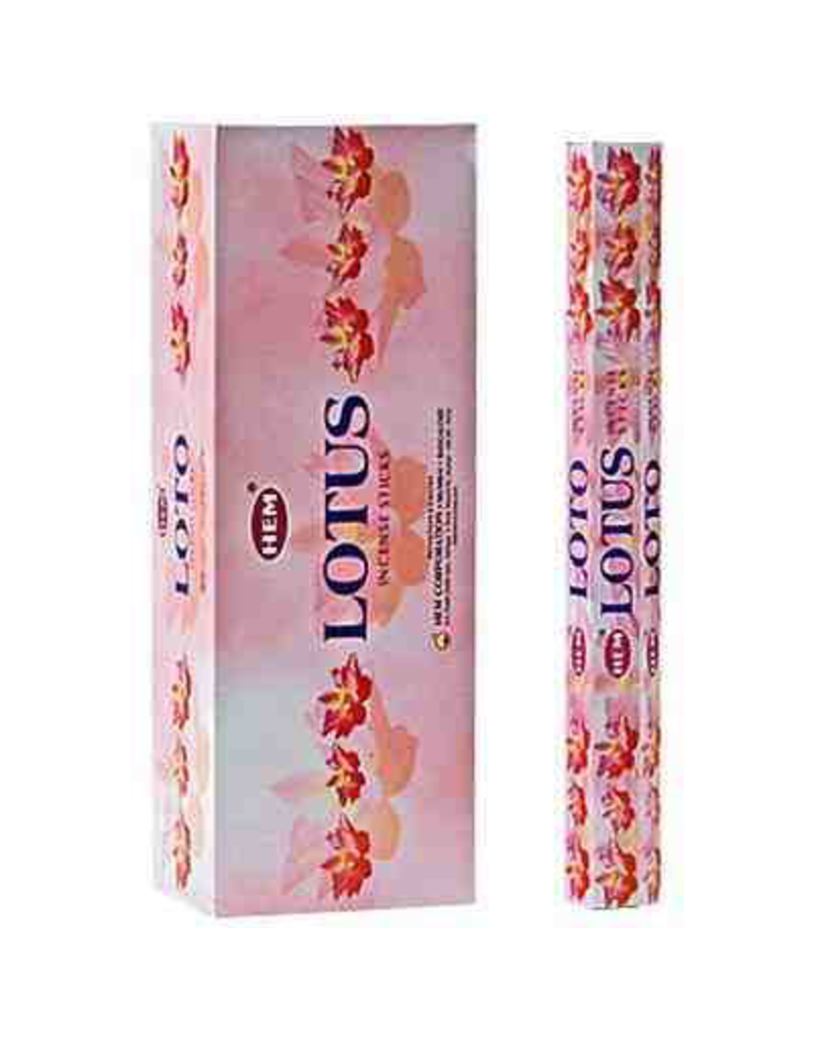 HEM 20 Gram Lotus Hex Box Incense