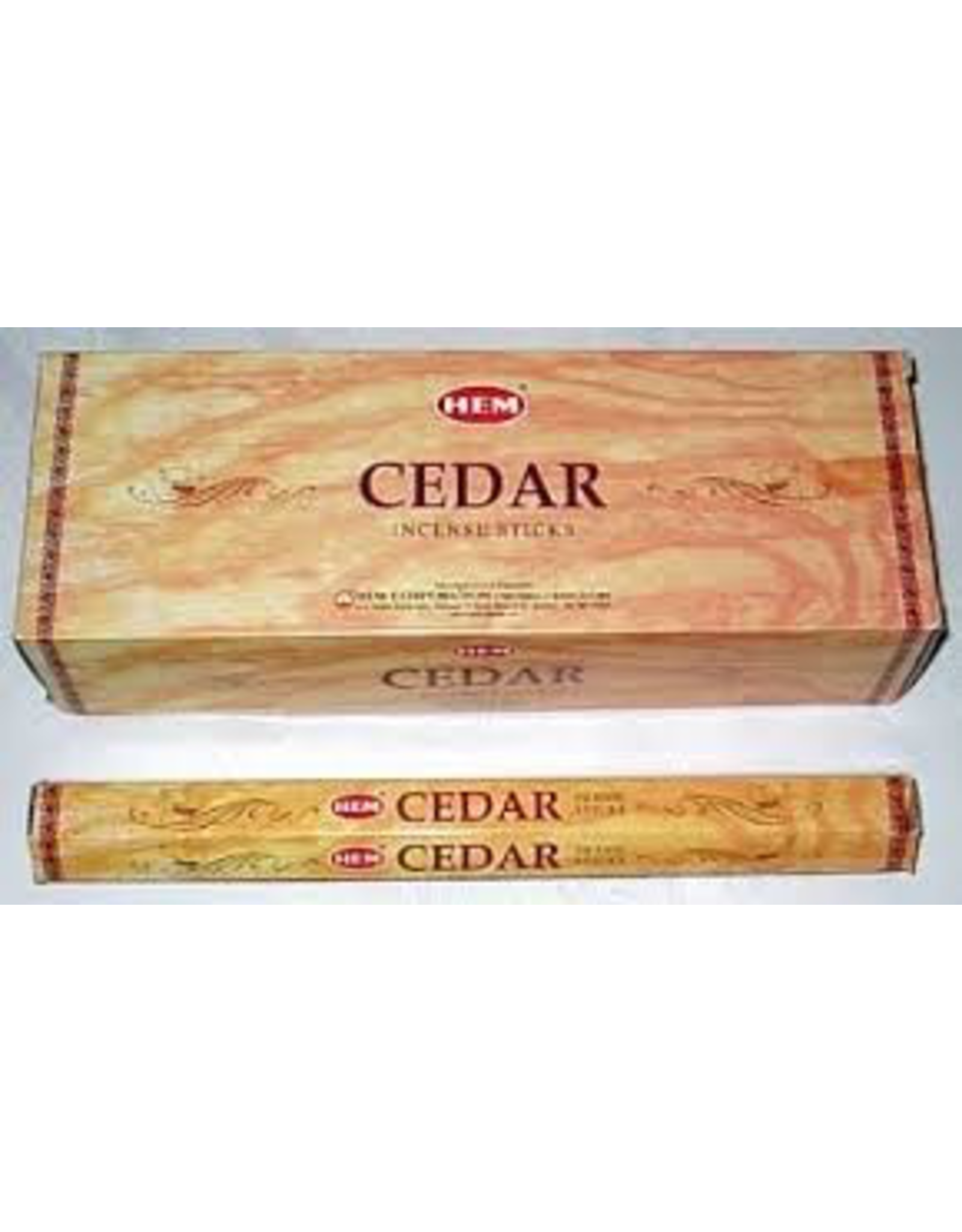 HEM 20 Gram Cedar Hex Box Incense