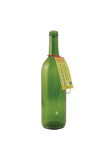 Smoking Bottle Plain Green Glass