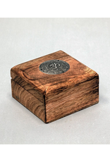 Wooden Box with Metal OM