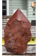 Rough & Polished Red Jasper Point