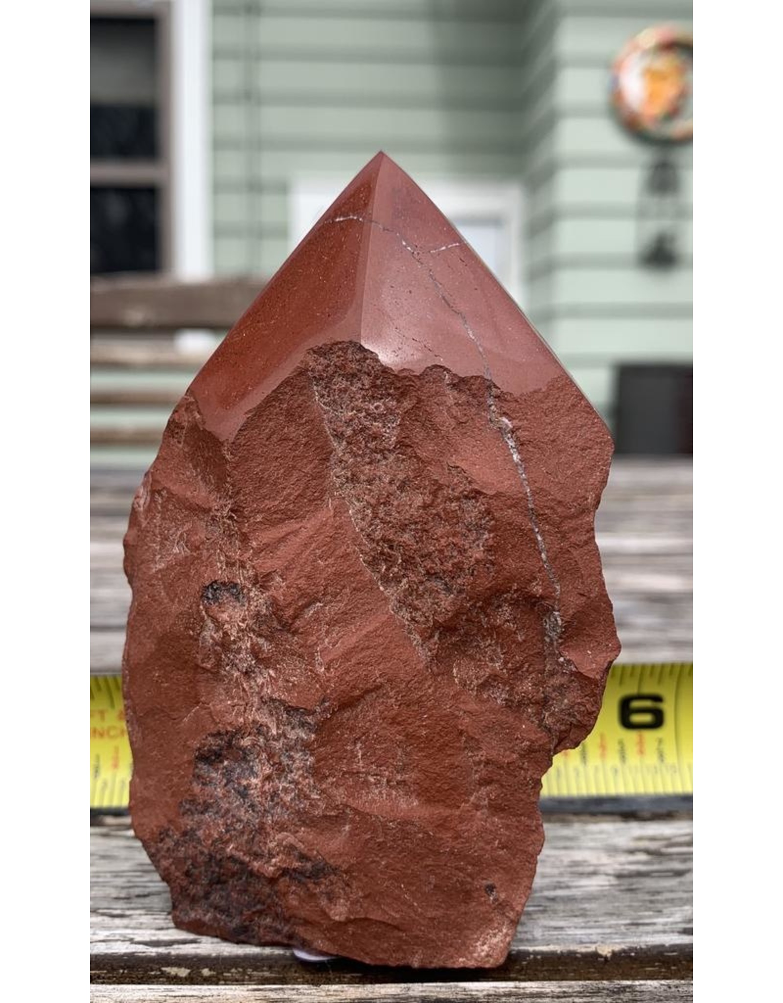 Rough & Polished Red Jasper Point