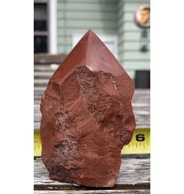 Rough & Polished Red Jasper Point