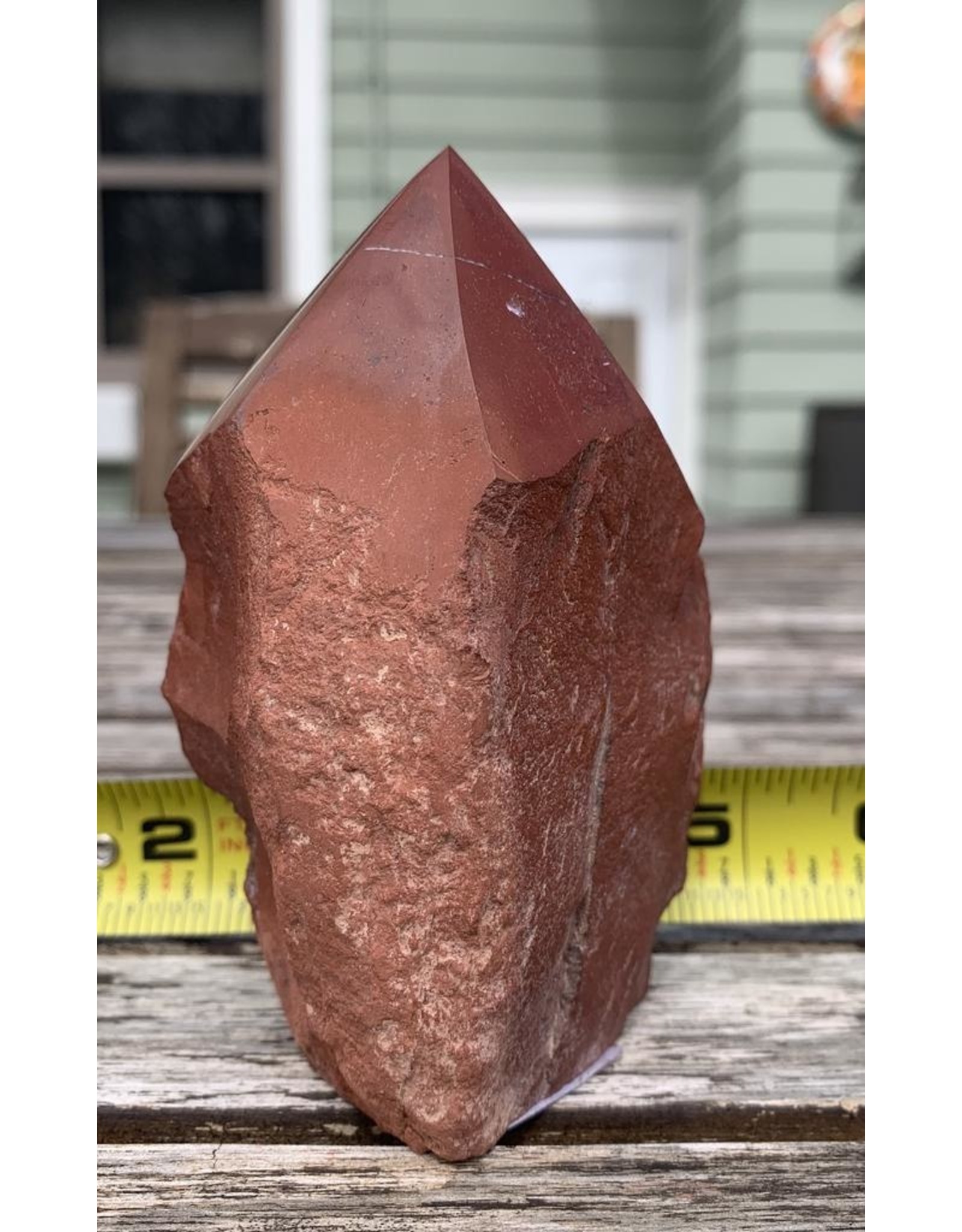 Rough & Polished Red Jasper Point