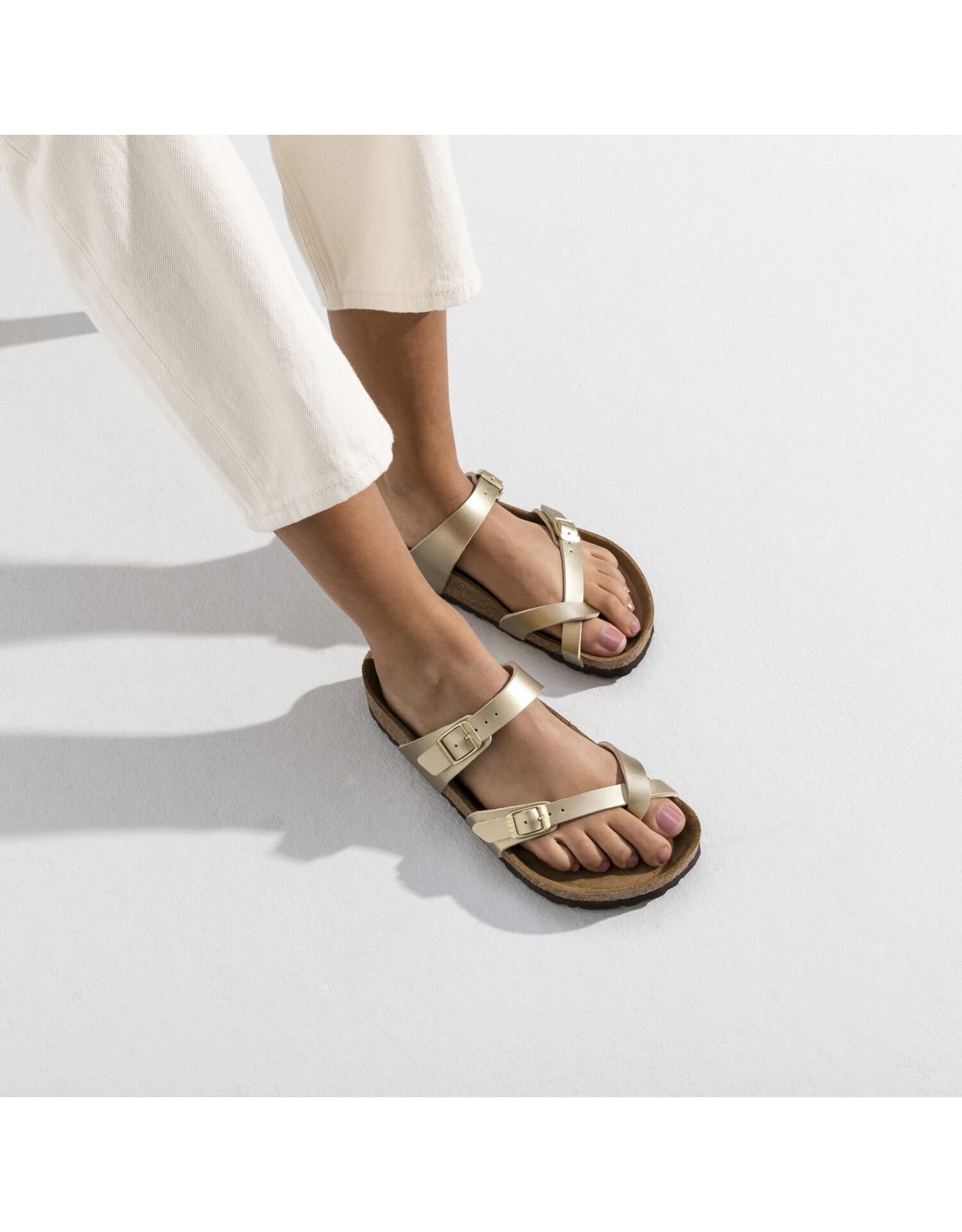 Birkenstock Mayari Gold Birko-Flor Sandal