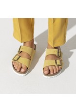 Birkenstock Arizona Sandal Soft Footbed Ochre Suede
