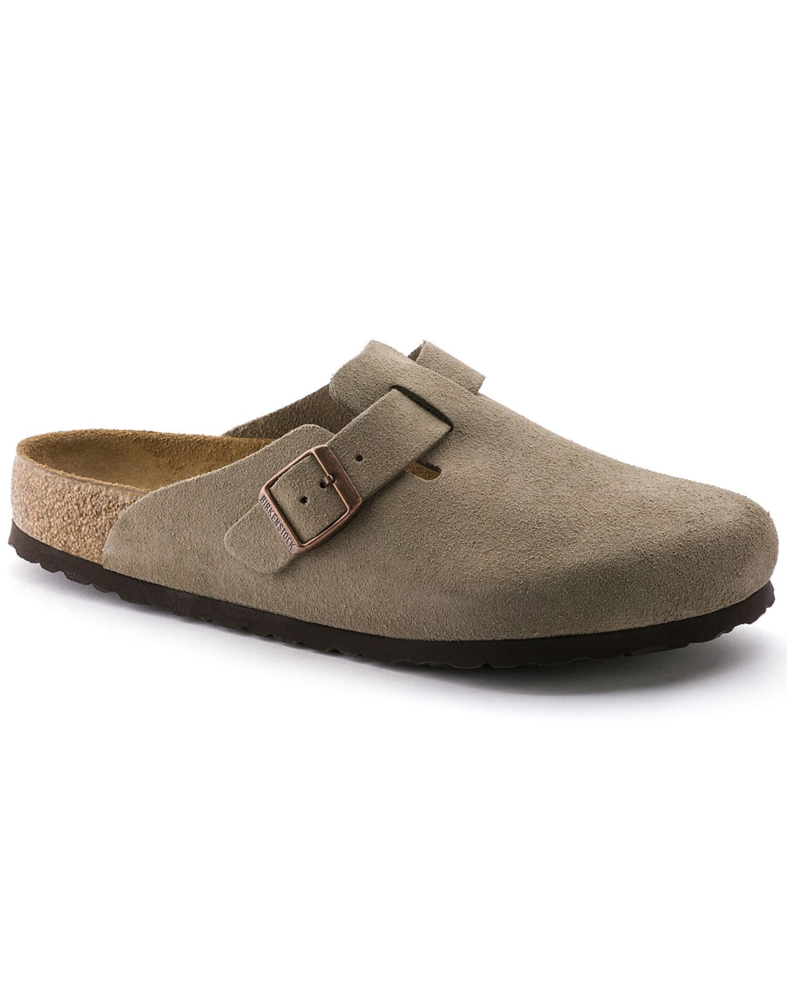 Birkenstock Taupe Suede Boston