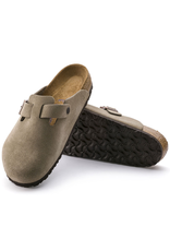 Birkenstock Taupe Suede Boston