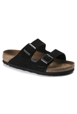 Birkenstock Arizona Soft Footbed Black Suede Sandal