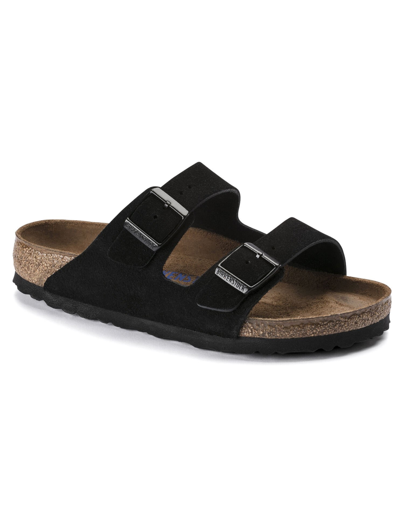 Birkenstock Arizona Soft Footbed Black Suede Sandal
