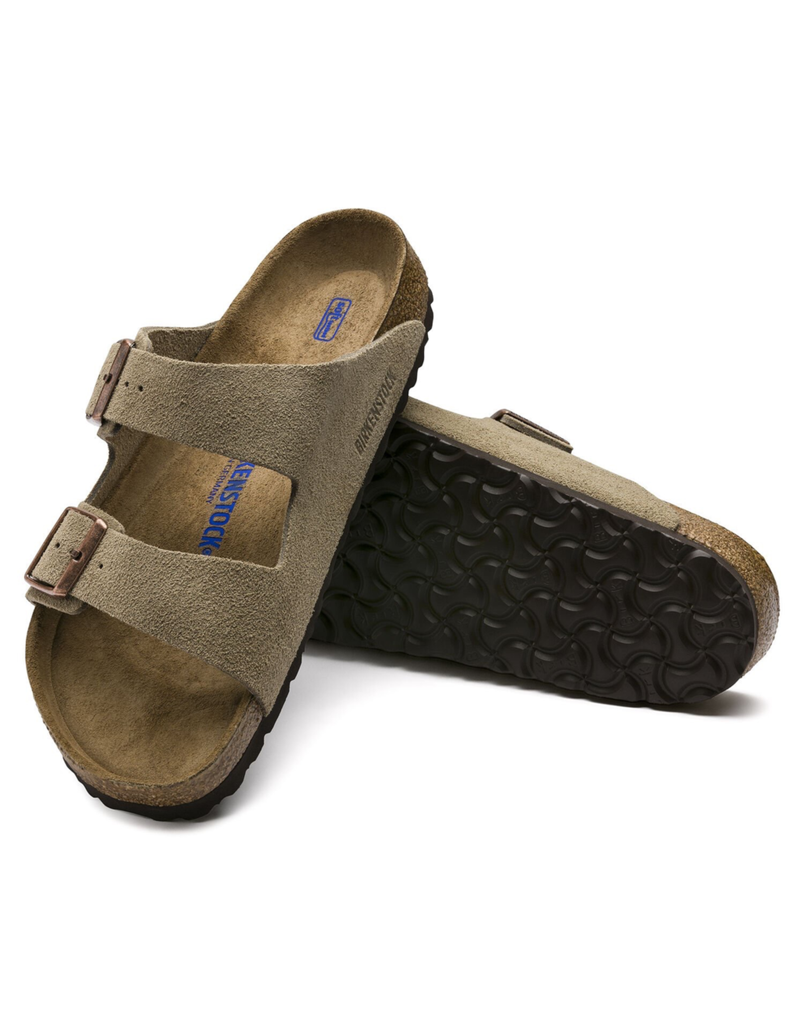 Birkenstock Arizona Soft Footbed Taupe Suede Sandal
