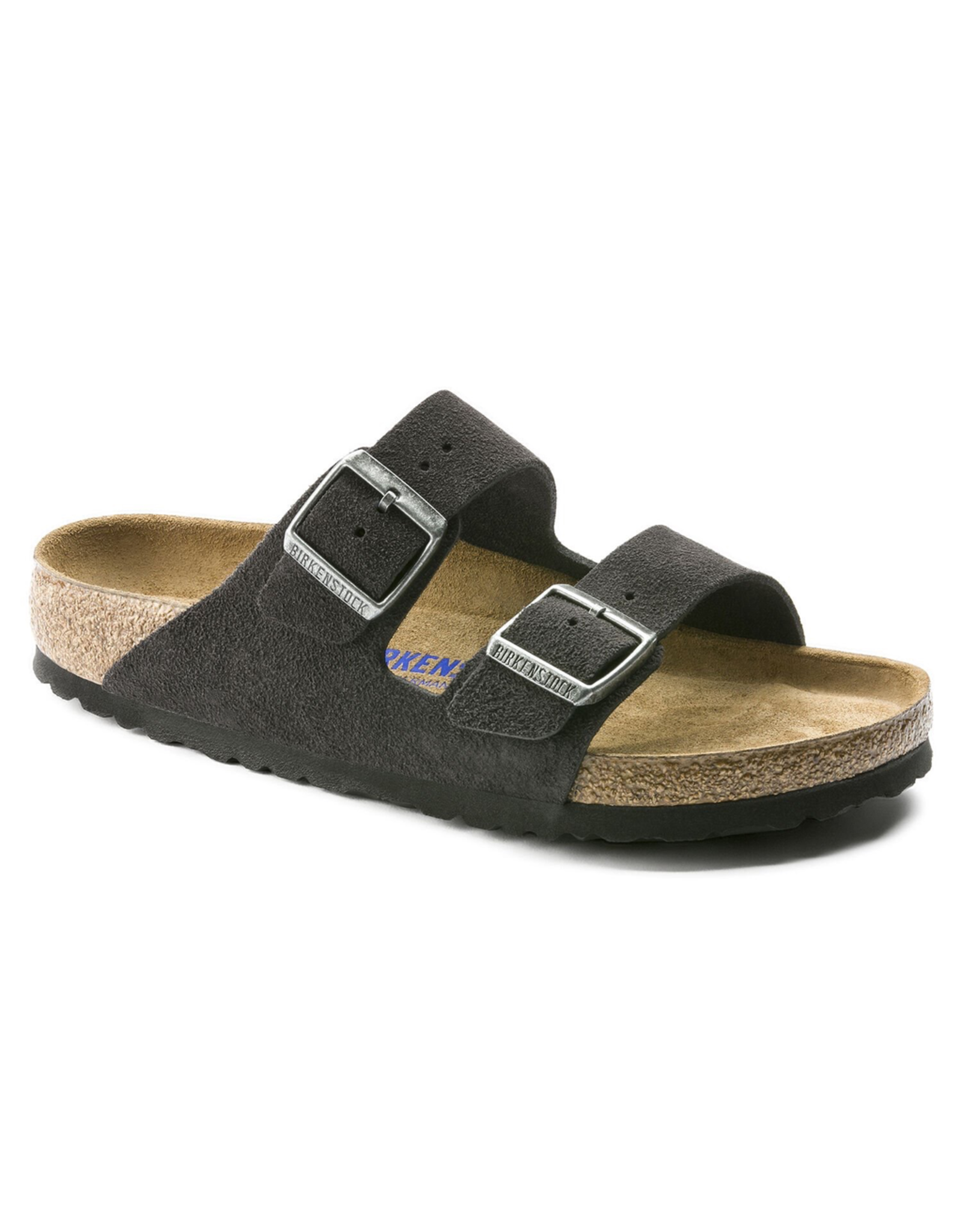 Birkenstock Arizona Soft Footbed Velvet Gray Suede