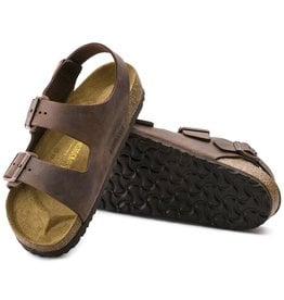 Birkenstock Milano Habana Oiled Leather Sandal