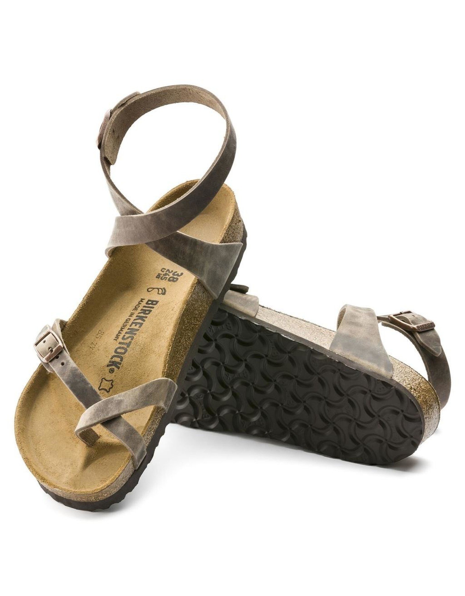 Birkenstock Tobacco Oiled Leather Yara Sandal