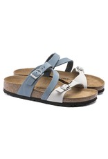 Birkenstock Salina Sandal Dove Blue & Mineral Nubuck Leather