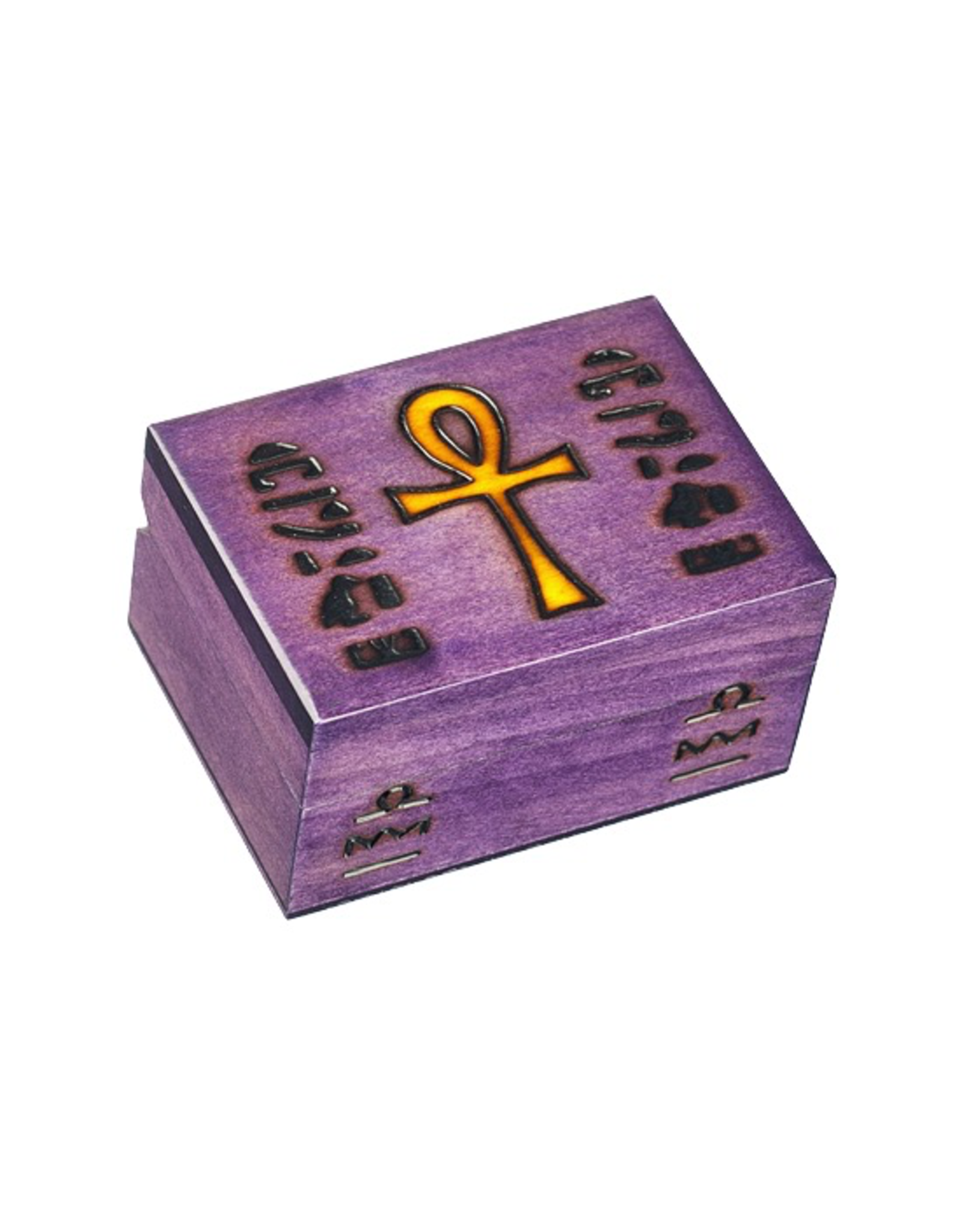 Enchanted Boxes Ankh Wood Box