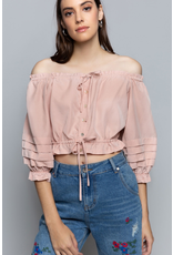 Off Shoulder Crop Top