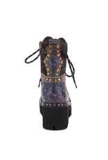 Severe Tooled Leather Bootie