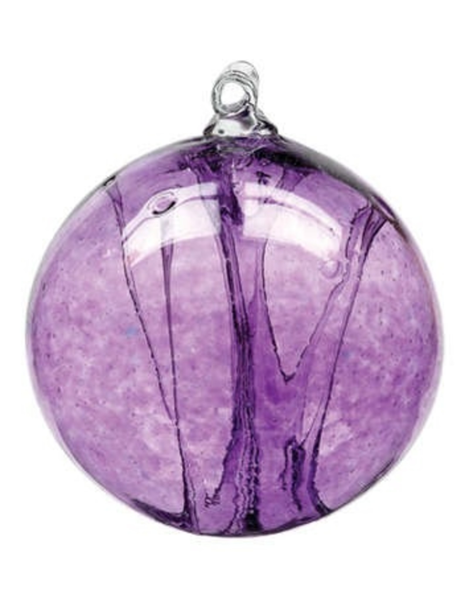 6" Olde English Witch Ball-Amethyst
