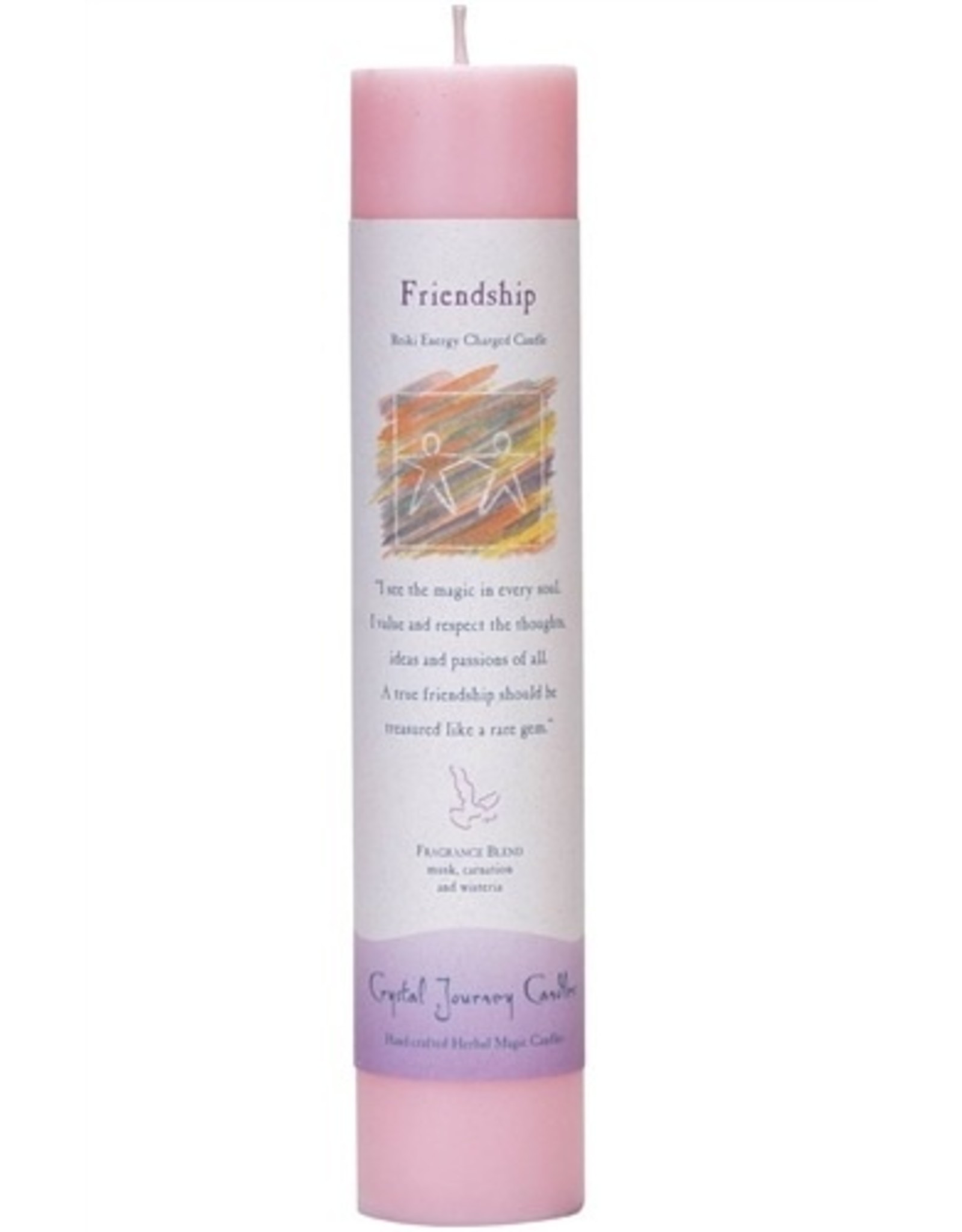 Crystal Journey Friendship Magic Pillar Candle