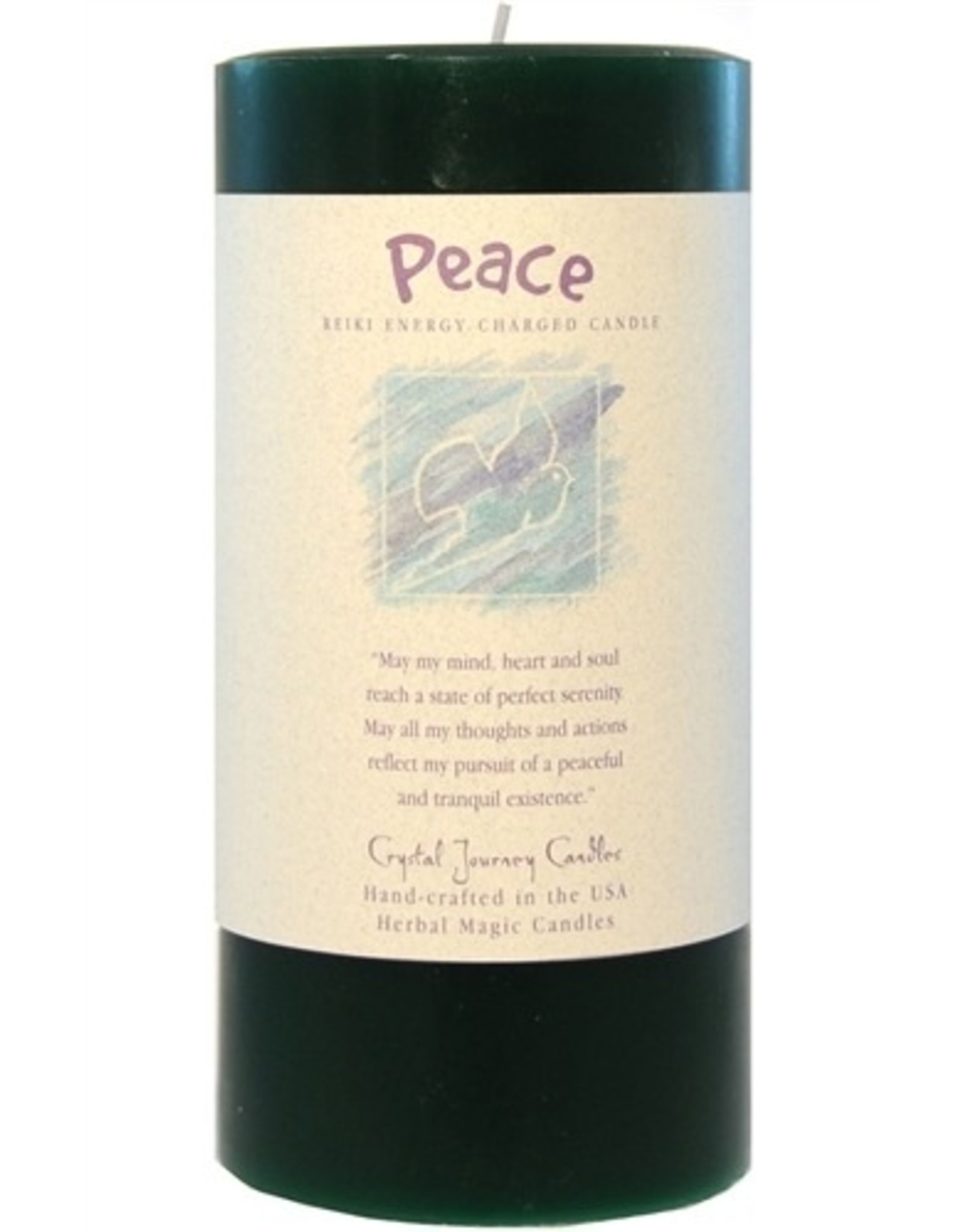 Crystal Journey Peace Candle