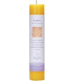 Crystal Journey Laughter Magic Pillar Candle