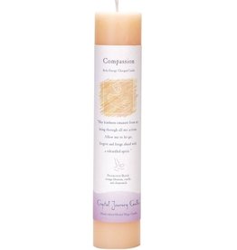 Crystal Journey Compassion Magic Pillar Candle