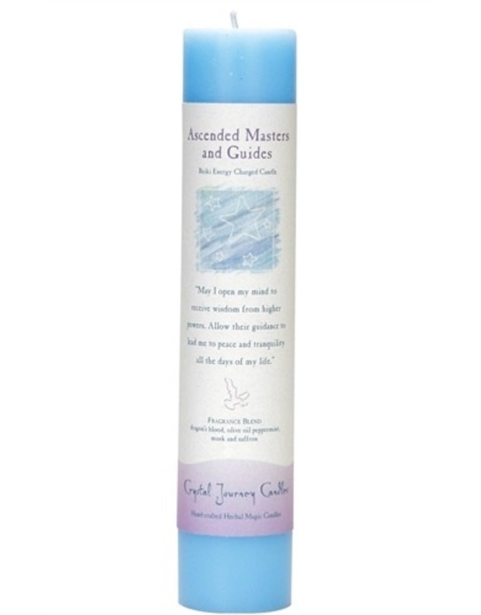 Crystal Journey Ascended Masters Magic Pillar Candle