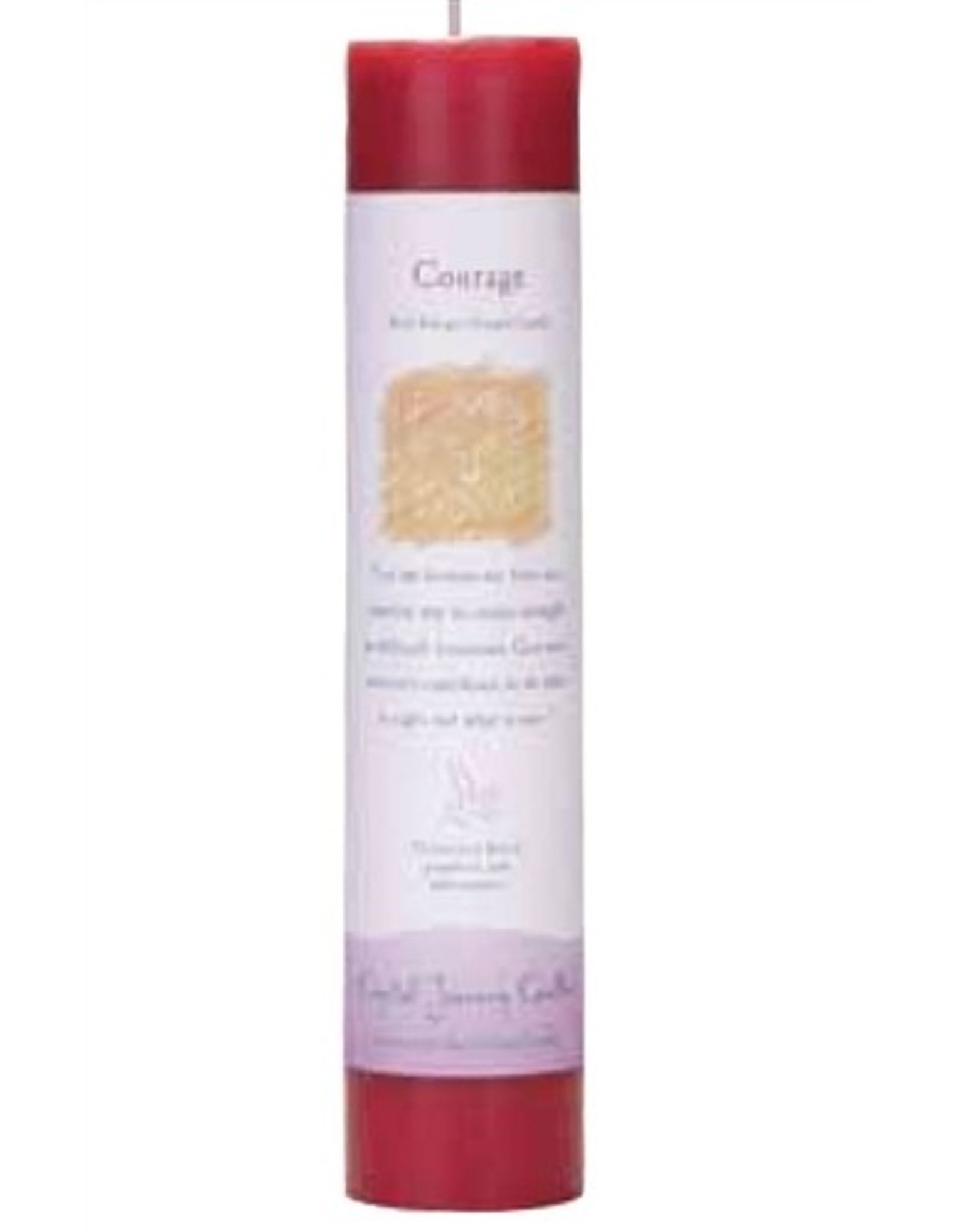 Crystal Journey Courage Magic Pillar Candle