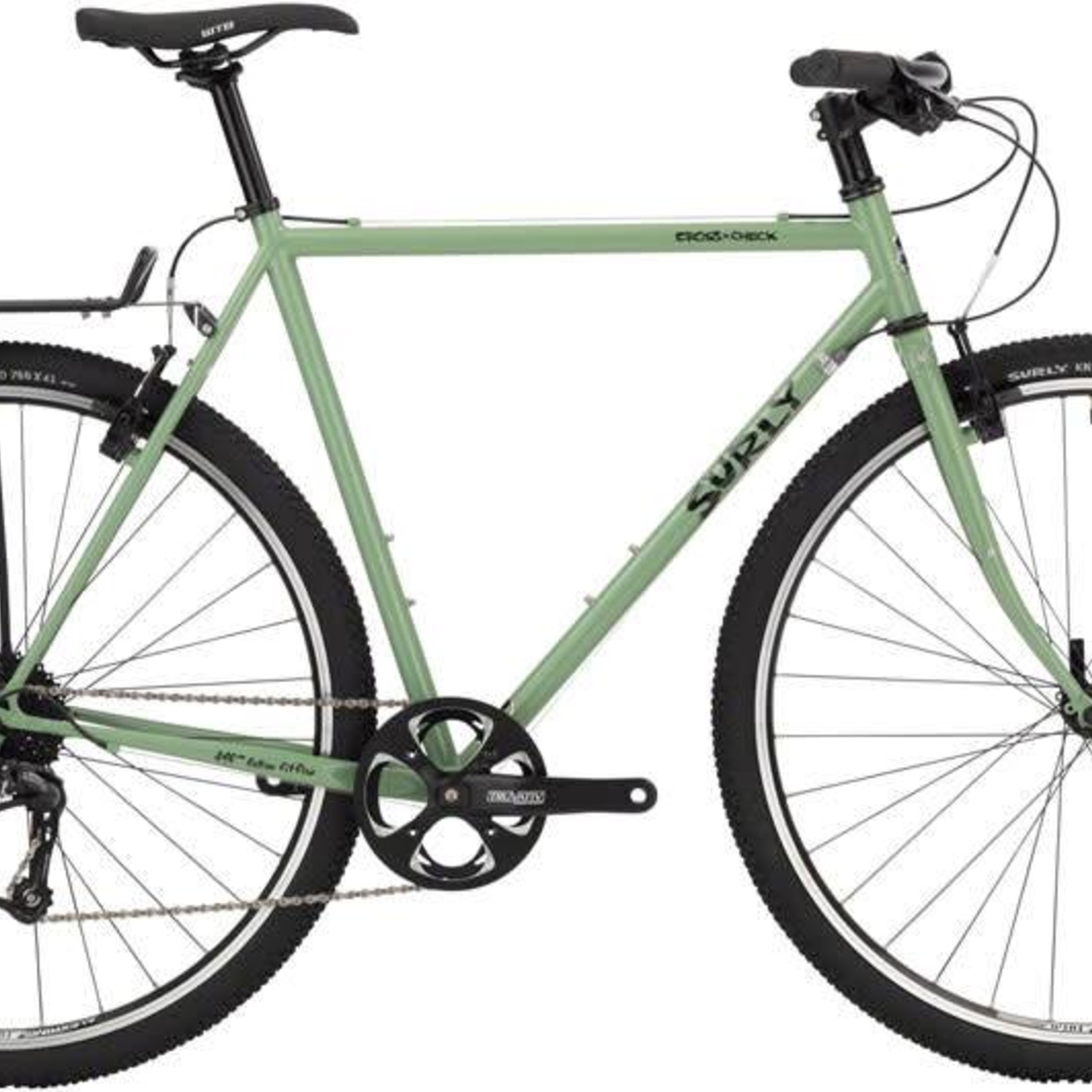 Surly Surly Cross Check Complete Bike Flat Bar 54cm Sage Green