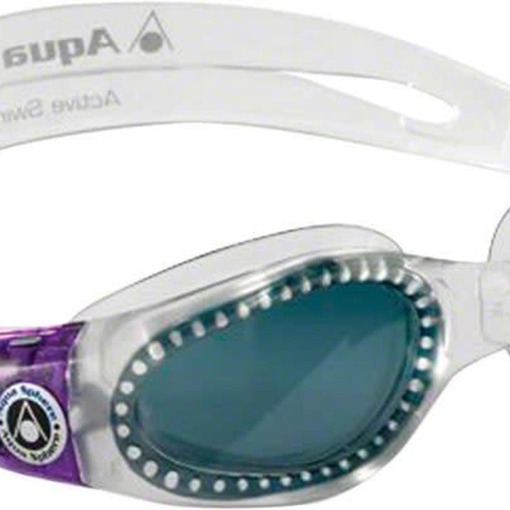 Aqua Sphere Aqua Sphere Kaiman Lady Goggles: Clear/Purple with Smoke Lens
