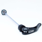 UNITED ENGINEERING CORP. Q2 BLACK QR REAR 130MM CROMO ALLOY W/CROMOLY SPINDLE 10MM