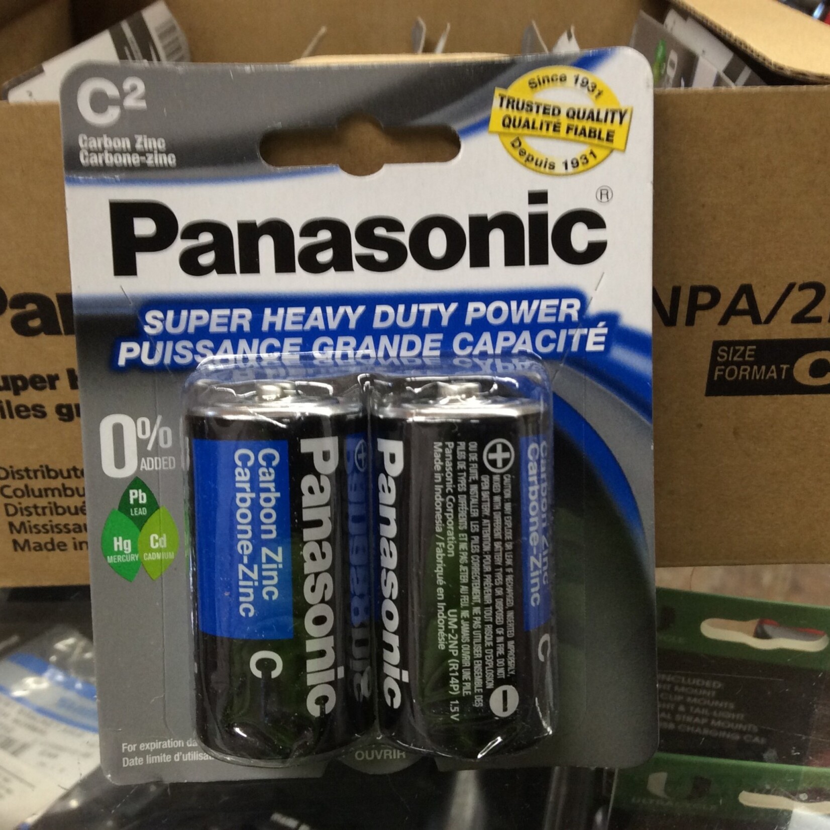 Panasonic C size batteries