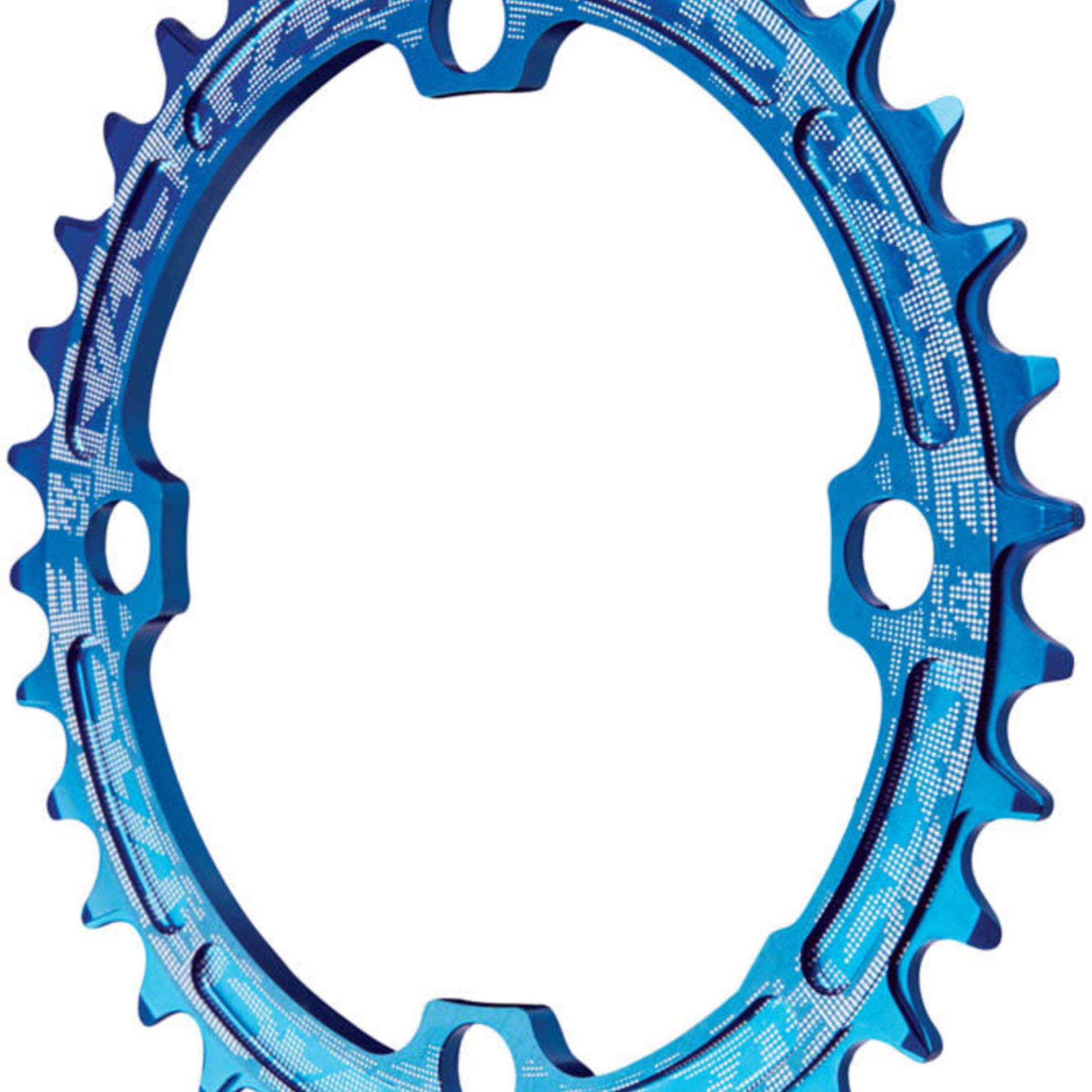 RaceFace RaceFace Narrow Wide Chainring: 104mm BCD, 32t, Blue