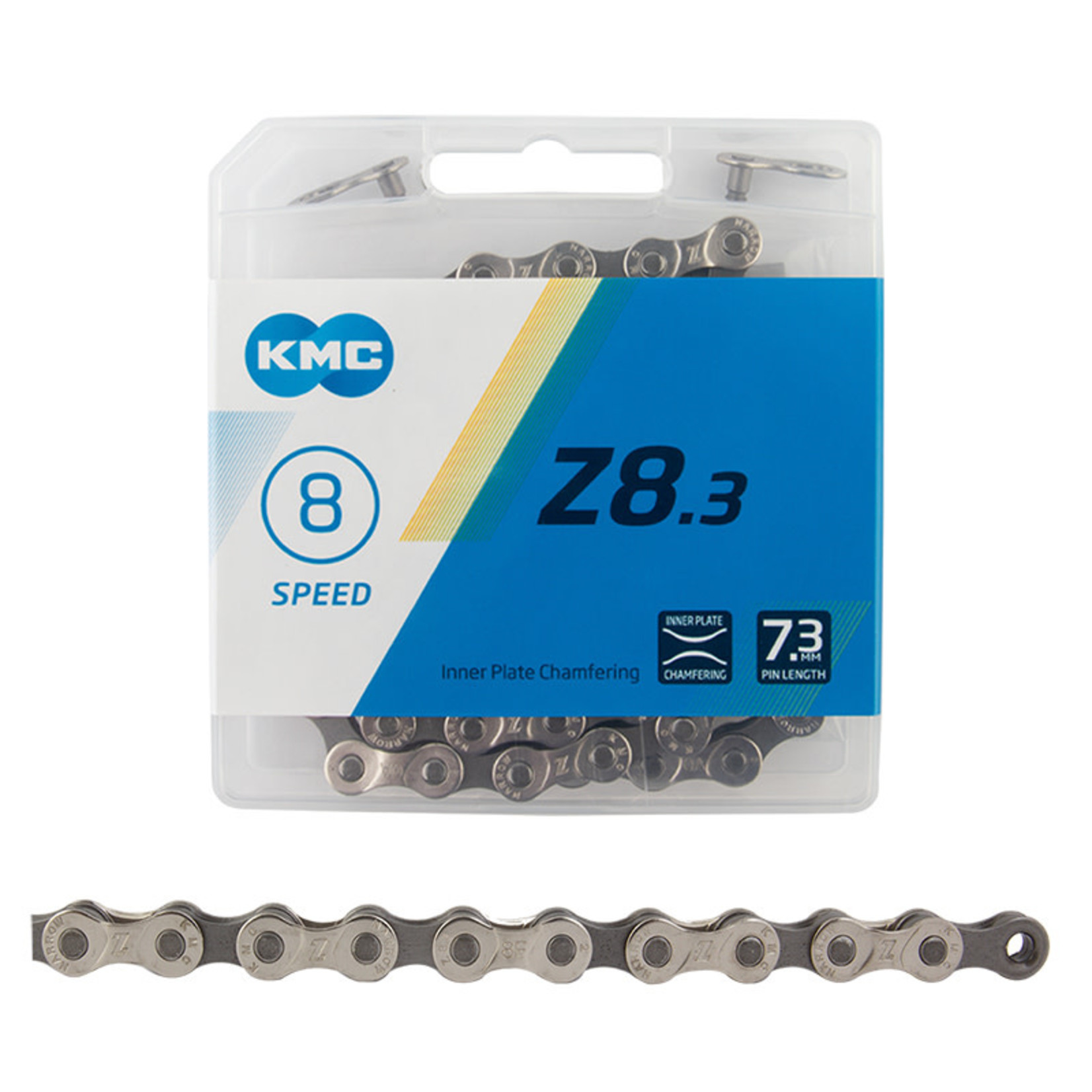 KMC KMC Z8.3 Chain - 8-Speed, 116 Links, Gray