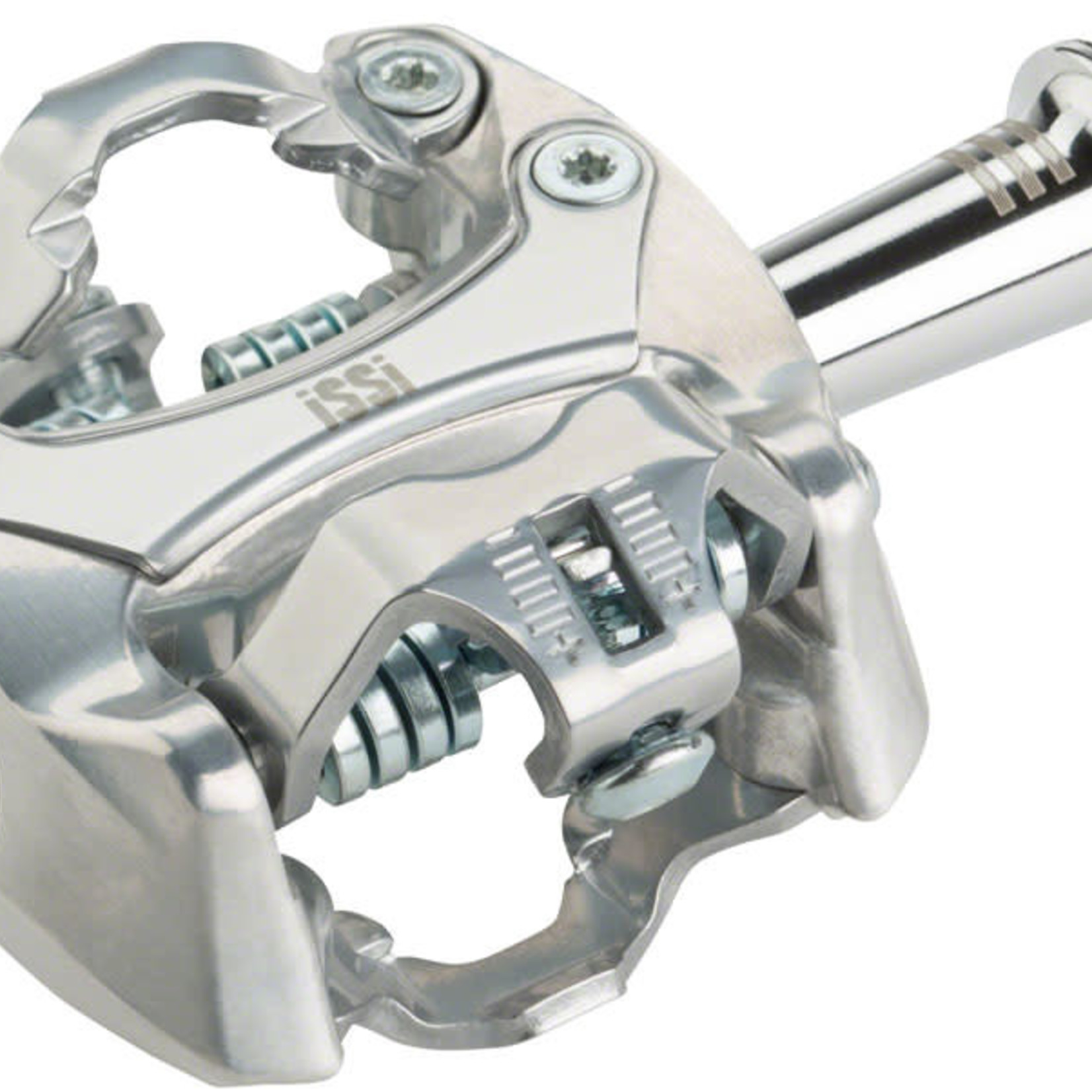 iSSi iSSi Flash III Pedals - Dual Sided Clipless, Aluminum, 9/16", Silver