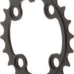 TruVativ TruVativ Trushift 22t 64mm BCD 8 and 9 Speed and 2x10 Chainring Black Alloy