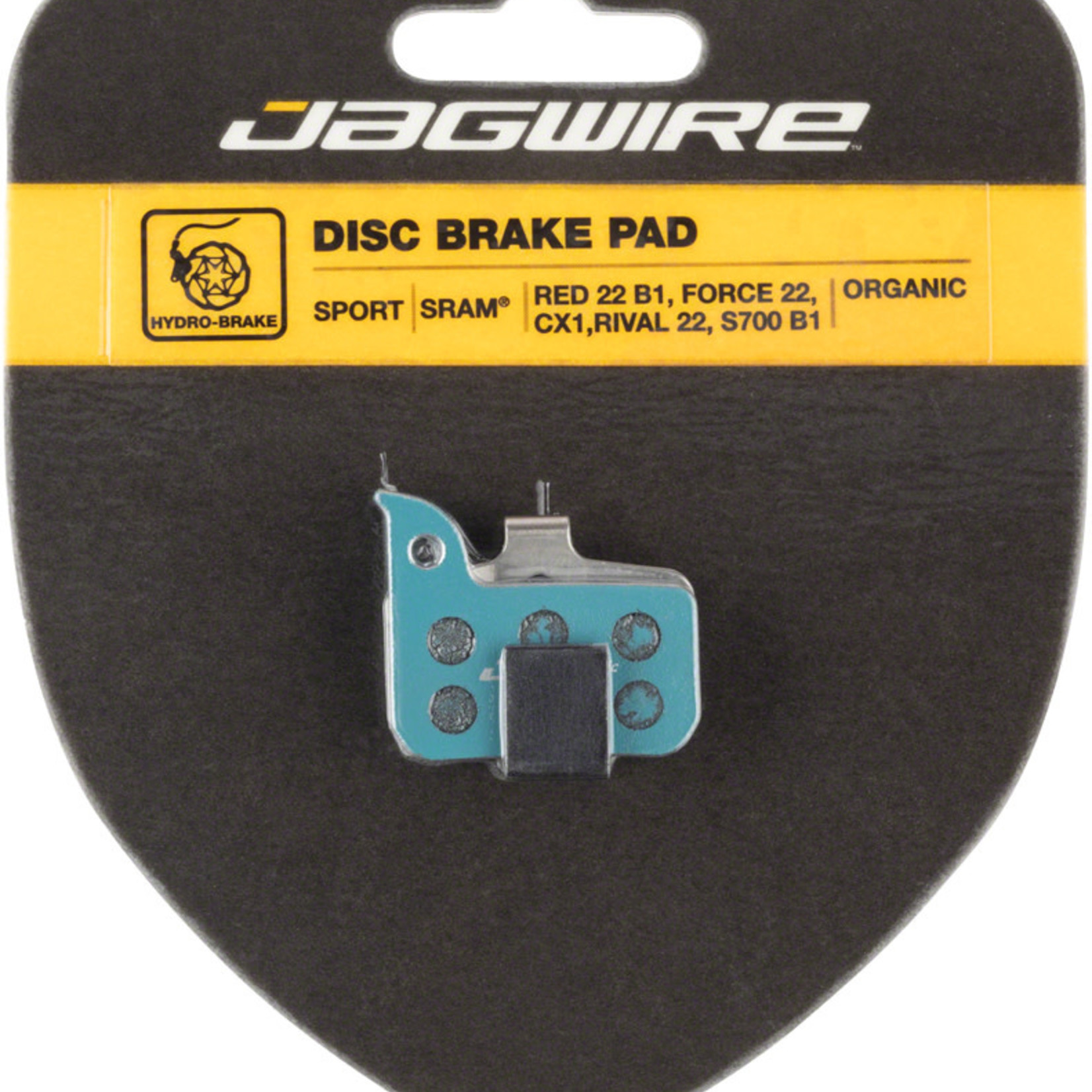 Jagwire Jagwire Sport Organic Disc Brake Pads for SRAM Red 22 B1, Force 22, CX1, Rival 22, S700 B1, Level Ultimate