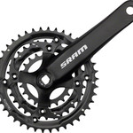 SRAM SRAM S-600 Crankset - 175mm, 8-Speed, 42/32/22t, 104/64 BCD, Square Taper JIS Spindle Interface, Black