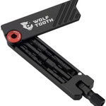 Wolf Tooth Wolf Tooth 6-Bit Hex Wrench Multi-Tool Red Bolt