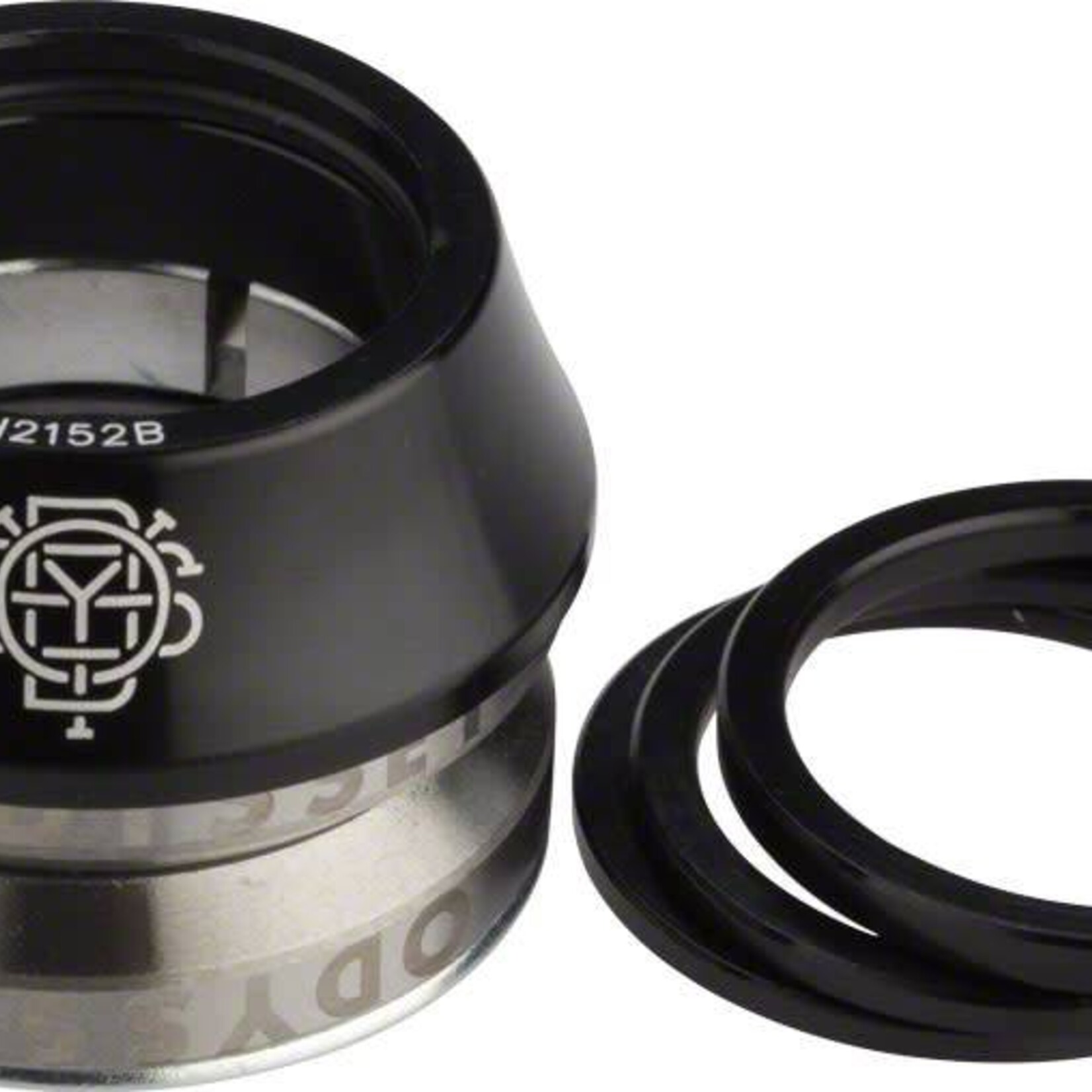 Odyssey Odyssey Integrated 1-1/8" 45x45 Black Headset with Conical Spacer