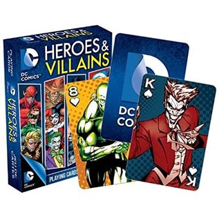 Aquarius Playing Cards - DC Comics - Heroes and Villains