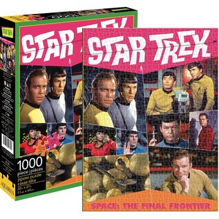 Aquarius Puzzle - Star Trek - Retro The Final Frontier 1000 pieces