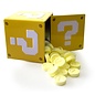 Boston America Corp Bonbons - Nintendo Super Mario Bros. - Question Block Fraise Acidulée Boîte en métal