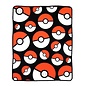 Bioworld Couverture - Pokémon - Poké Balls Jeté en Peluche