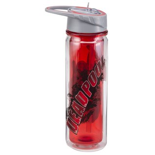 Vandor Bouteille de voyage - Marvel - Deadpool avec Paille 18oz